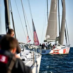 Bahía de Cádiz: salida conjunta de Globe 40 y Clipper Race