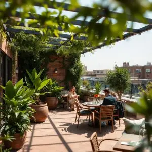 Torre Sevilla Loft Garden: cubierta verde para eventos