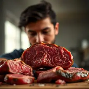 Carne masculina y ensaladas femeninas: estudio revela