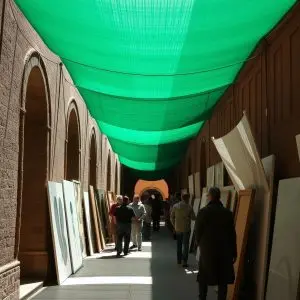 Arrancan obras en la pasarela de la Cartuja de Sevilla