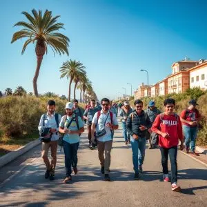 Sesenta miembros de la Ume de Valencia inician el Camino en Sarria