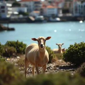 Mueren once cabras en Baiona tras ingerir hortensias abandonadas