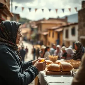 Pueblo de Lugo, cuna del pan y queso, celebra olimpiadas