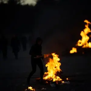 Incendio retrasa Na Praia de Sandra Ortega en Portugal