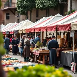 La Feira Medieval: 140 puestos y mercado en plaza de abastos