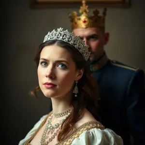 Foto de Isabel de Bélgica y Príncipe Jorge, falsa por IA