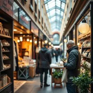Español en Laponia analiza tiendas y negocios en Finlandia