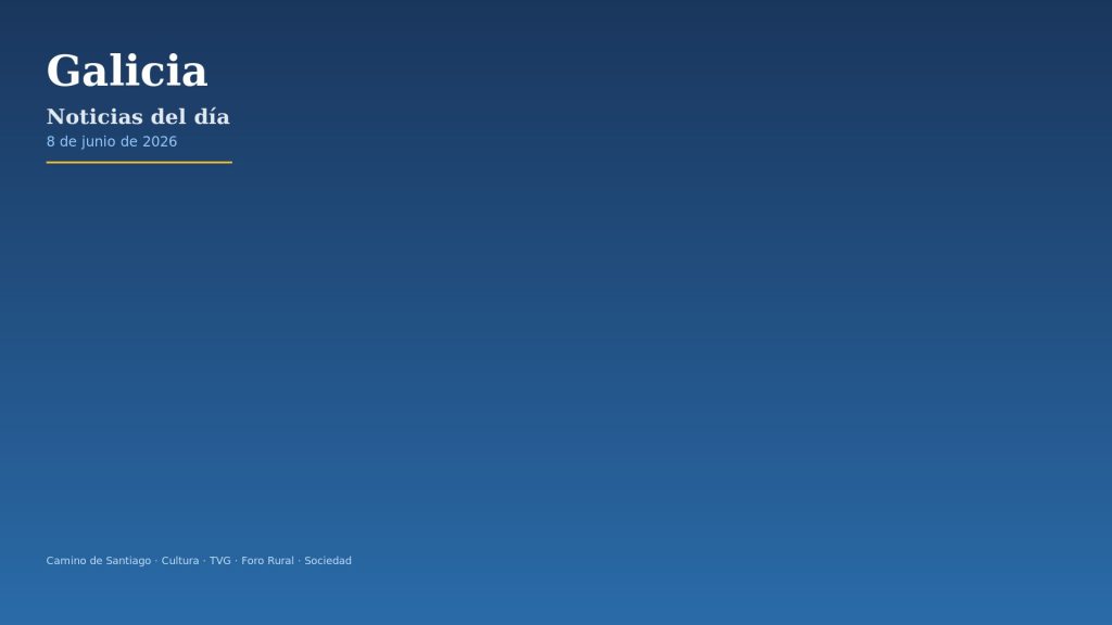 Panorámica de Galicia noticias del día 8 de junio 2026