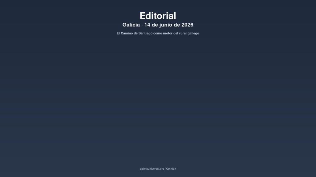 Galicia editorial 14jun2026