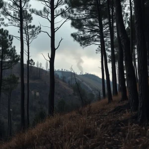 La furia del cielo: cuando los rayos encienden los bosques de A Mariña