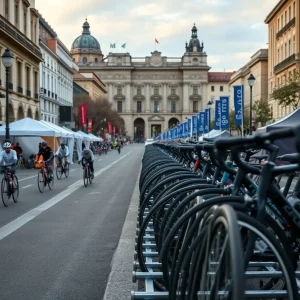 El cicloturismo se adueña de Santiago con la II Marcha EuroVelo y 1.600 inscrito