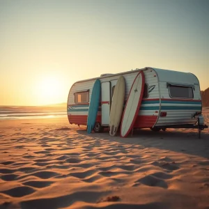 O Ancoradoiro, la escuela de surf de Louro que nació de una caravana abandonada
