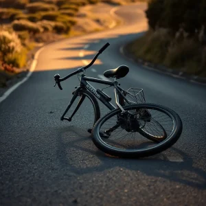 Una niña resulta herida leve al ser arrollada por un ciclista en la carretera de