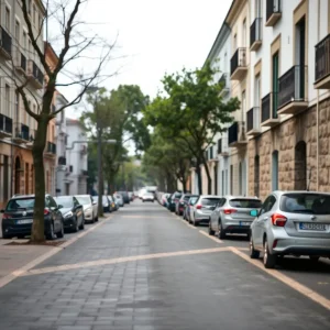 Vida salvada en la avenida Rodríguez de Viguri de Santiago por un policía fuera