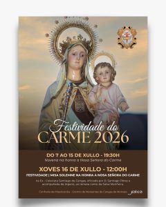 Cartel Virgen Del Carmen.2026
