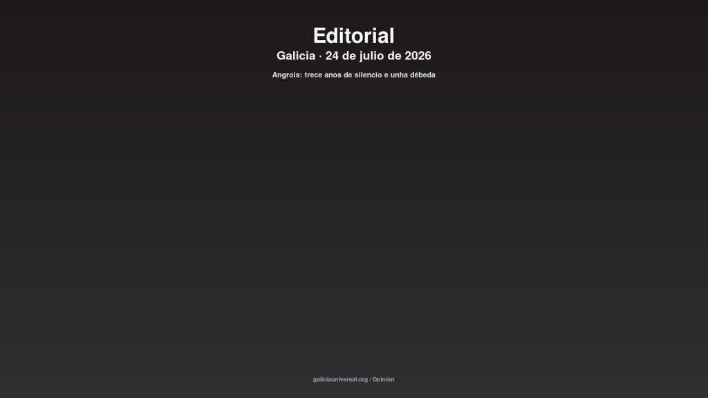Galicia editorial 24jul2026