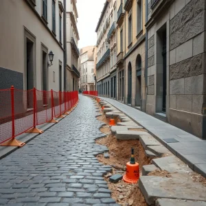 La parálisis de la Rúa Milagrosa: un verano más para resarcir una calle herida
