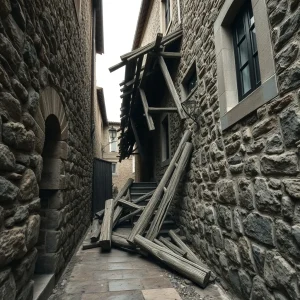 Un montacargas casero mata a un vecino de Verea al ceder la estructura