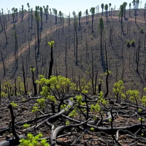 O Courel, laboratorio de regeneración tras el fuego: la mirada institucional se