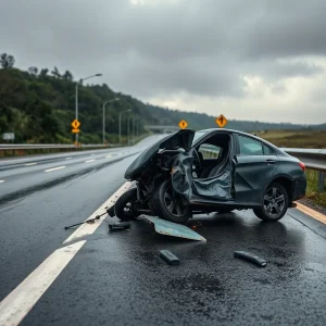 La N 6 en Garabolos colapsa tras un aparatoso choque entre dos turismos