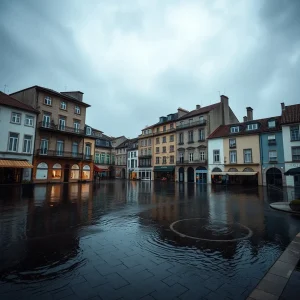 A Mariña se inunda: Foz bajo el agua y un temporal que no da tregua