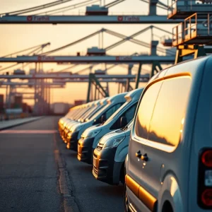 La autopista de coches que Vigo lanza al mundo desde Bouzas