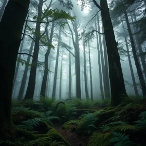 Un bosque gallego resucita la era de los dinosaurios