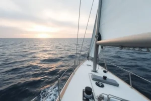 Un velero de once metros se convierte en embajador de A Illa de Arousa en los oc