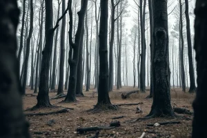O lume arrasa 15 hectáreas de monte raso en Chandrexa de Queixa