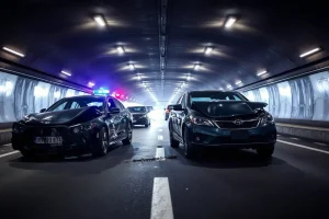 Caos en los túneles de A Madroa: un choque en cadena paraliza la AP 9 a la salid