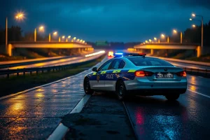 Una persecución a gran velocidad por la A 52 en Ourense frustra la huida de una