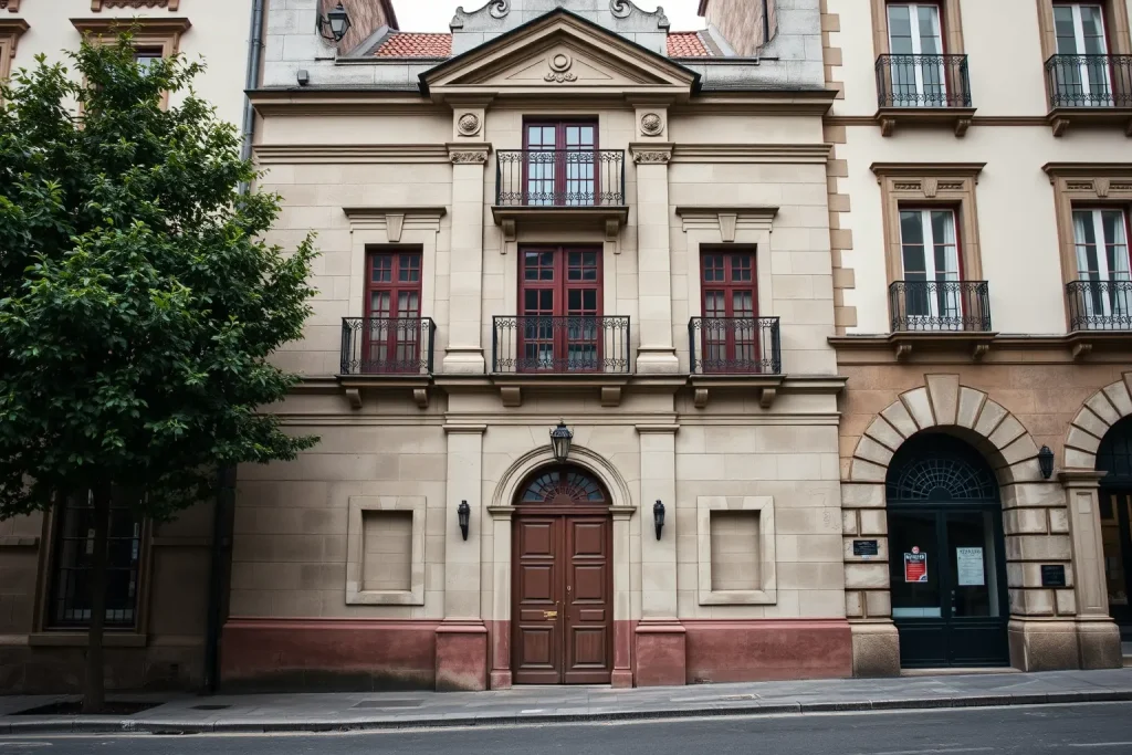 La Policía Autonómica vuelve a parar el derribo de la Casa de Baños en Ourense