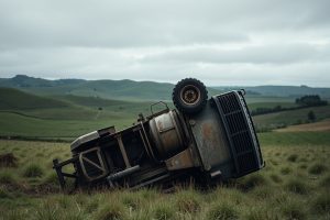 Un hombre fallece tras volcar su tractor en una parcela de O Corgo
