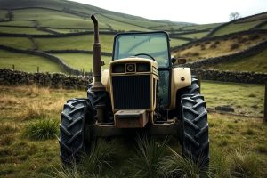 Muere un hombre en O Corgo tras volcar su tractor en una parcela de Queizán