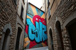 ¿Grafiti o protesta? El arte urbano desafía los límites en Lugo