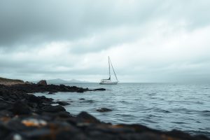 Un velero queda sin timón tras un nuevo ataque de orcas en la ría de Vigo