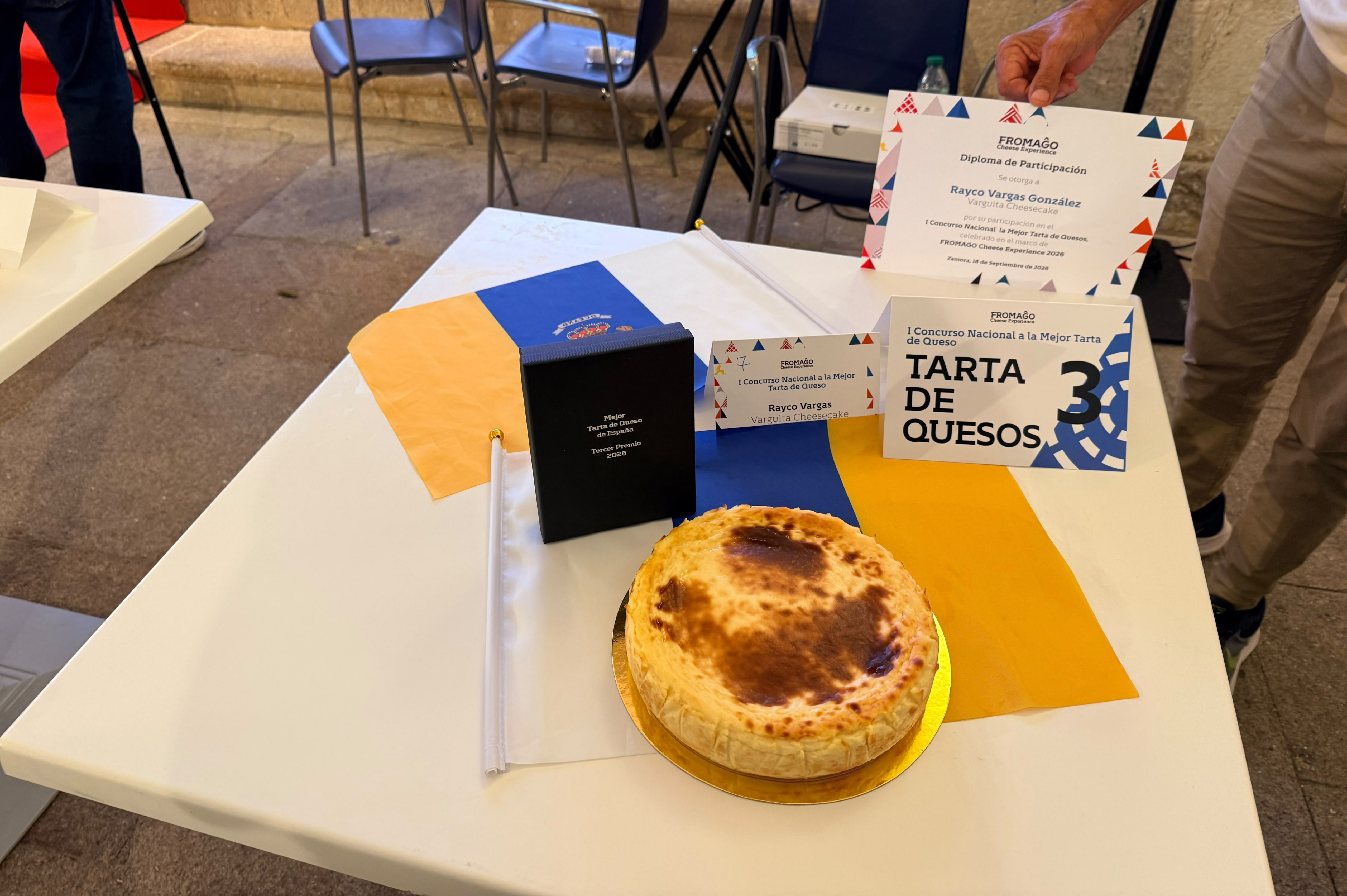 Varguita Cheesecake, tercera mejor tarta de queso de España 2026 en el concurso de FROMAGO