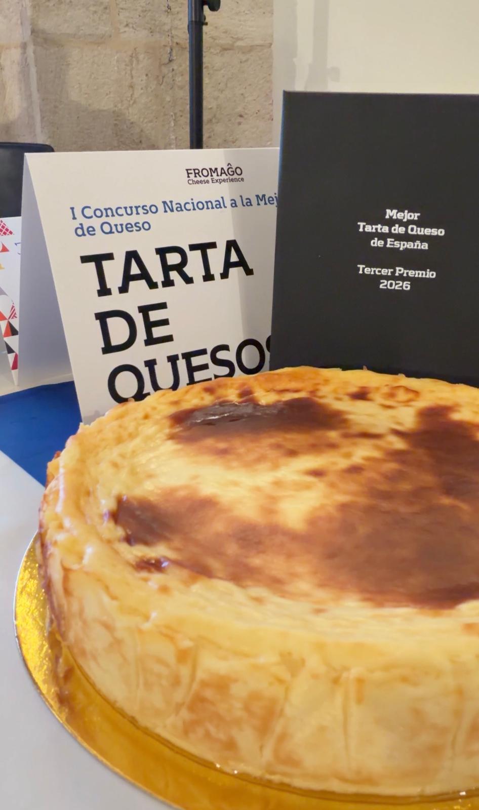 Varguita Cheesecake, de Tenerife, tercera mejor tarta de queso de España 2026 en FROMAGO