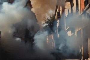 Un aviso vecinal activa el dispositivo contra un incendio en una vivienda de Our
