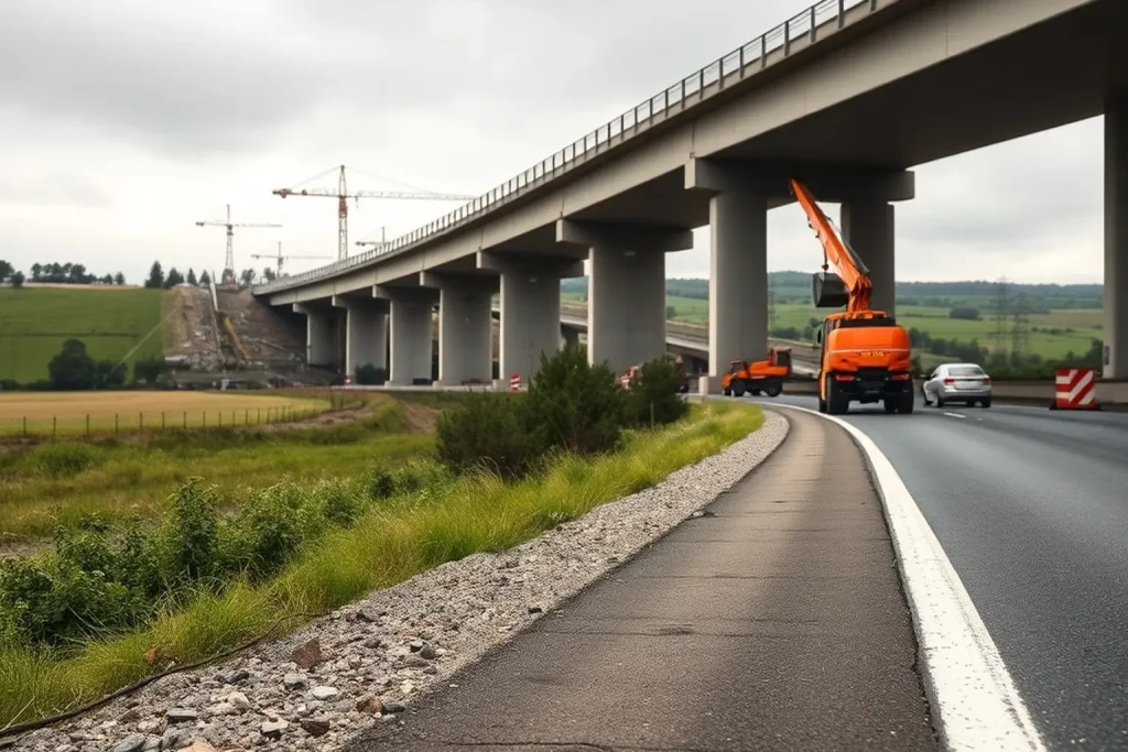 La A 6 cambia de punto de corte: nueva fase de obras junto al viaducto de Castro