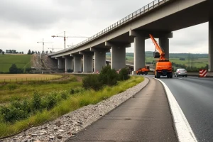 La A 6 cambia de punto de corte: nueva fase de obras junto al viaducto de Castro