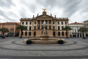 El Concello de Lugo prevé reabrir al tráfico la praza Conde de Fontao este miérc