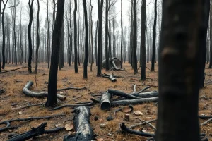 Quiroga respira tras la estabilización del incendio que arrasó 420 hectáreas
