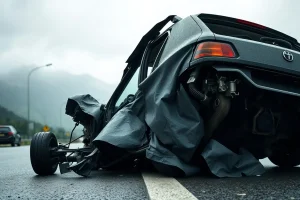 Un accidente na A‑8 de Ribadeo deixa un ferido