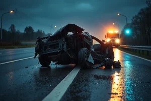 Un muerto en una colisión múltiple de tres vehículos en Curtis (A Coruña)