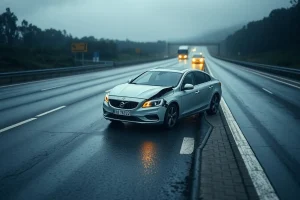 Una colisión en la N 640 trunca la ruta de acceso a Lugo y obliga a excarcelar a