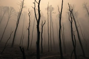 El monte de Quiroga, a merced del fuego: la Ribeira Sacra vuelven a mirar al cie