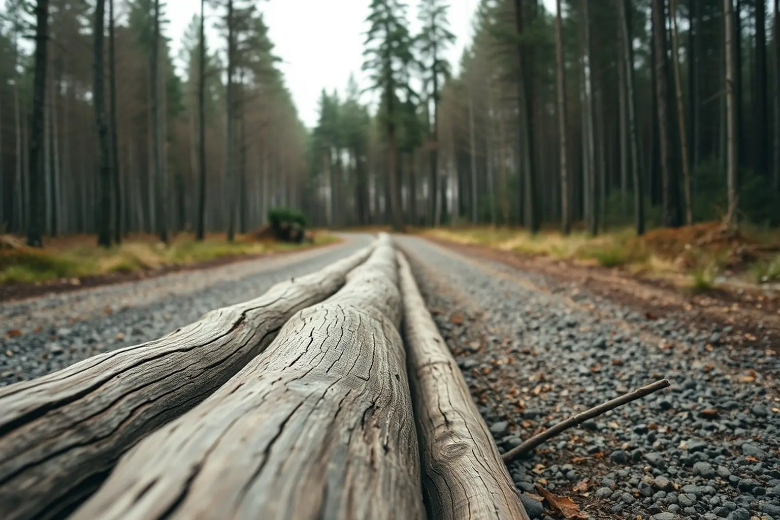 Quando a madeira marcha, a estrada queda: o custo oculto das talas nas parroquias de Lugo