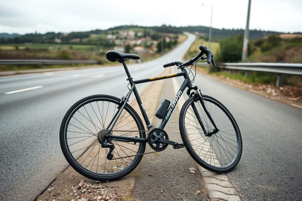 Herido un ciclista en Ponteareas tras ser alcanzado por un turismo en la EP-4005