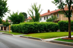 El Plan de Barrios intensifica el mantenimiento en Recimil con 6.000 metros de zonas verdes segadas